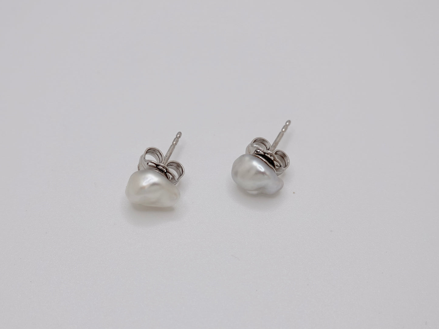 Keshi Pearl Studs