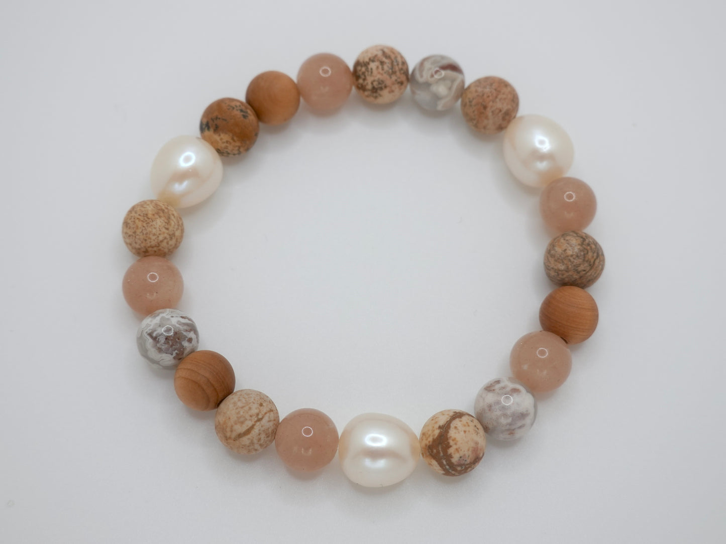 8mm Coral Bracelet