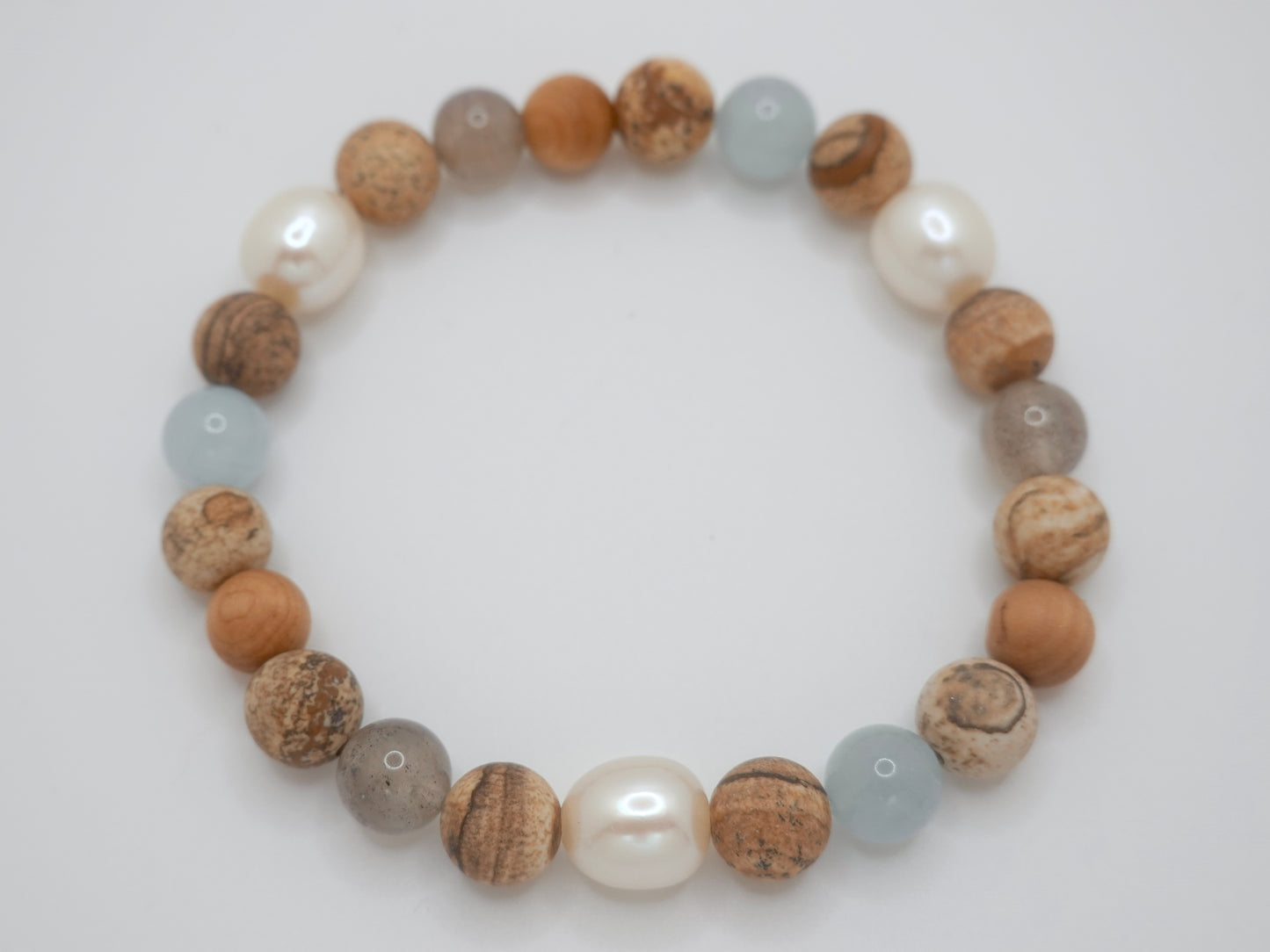 8mm Sky Bracelet