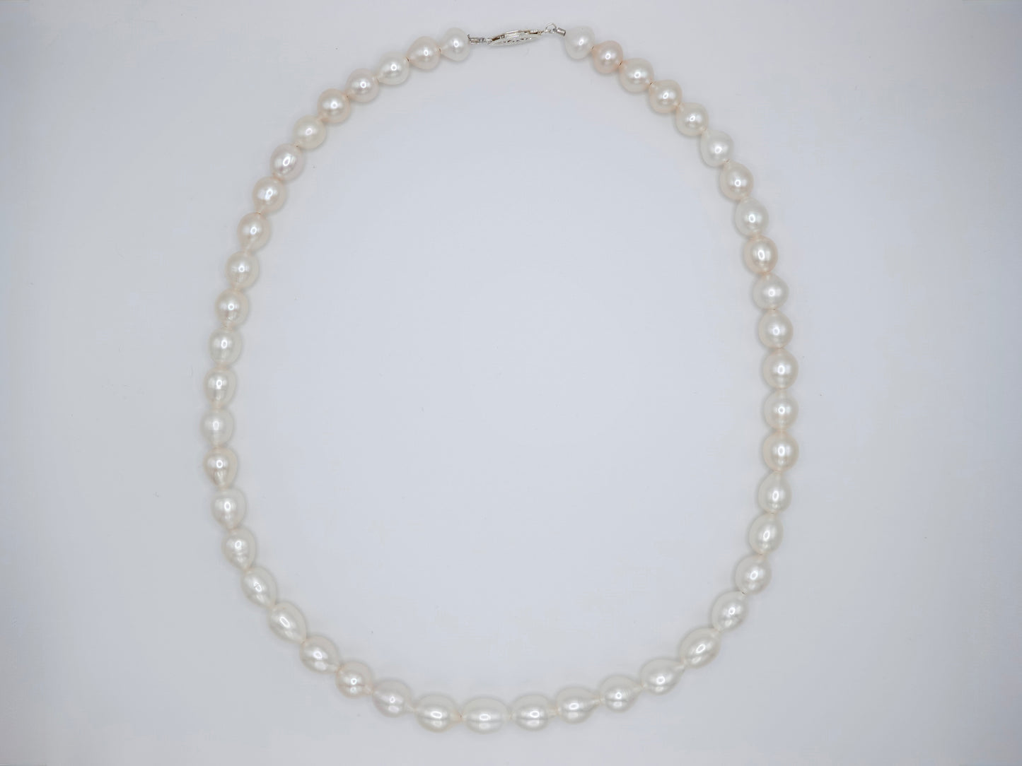 Freshwater Pearl Necklace - Silver Clasp