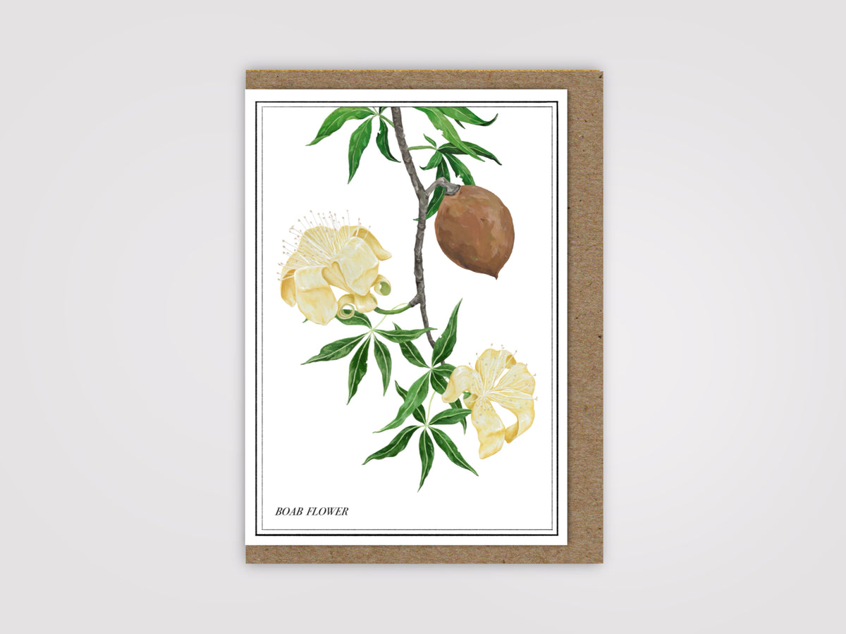 Boab Flower Card