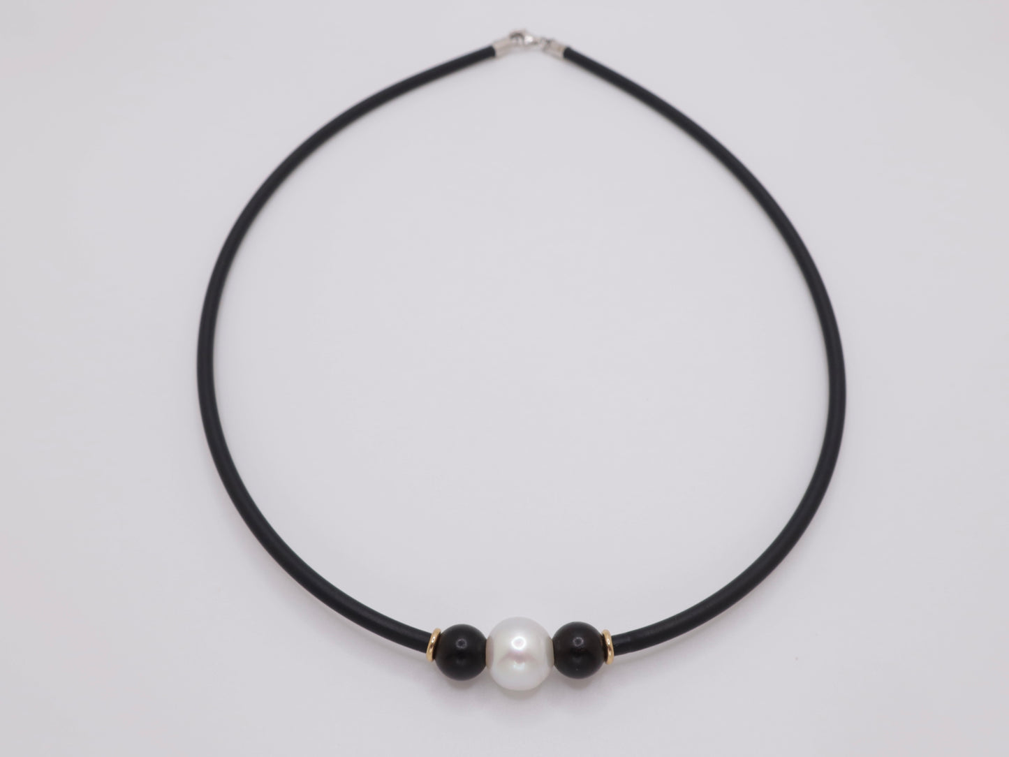 Ebony Neoprene Necklace