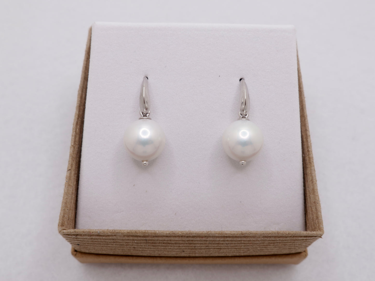 Knife Edge Earrings Silver