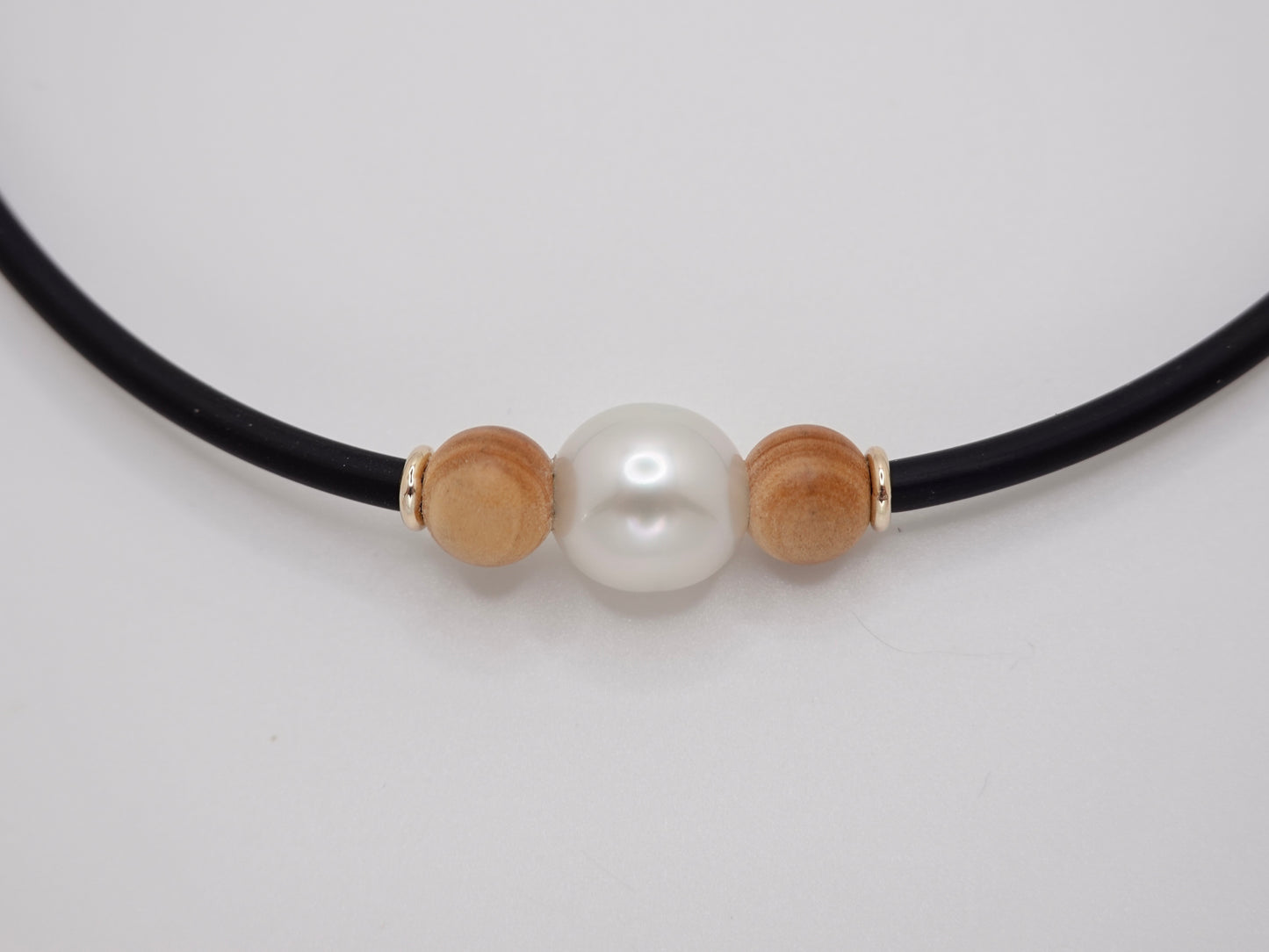 Sandalwood Neoprene Necklace