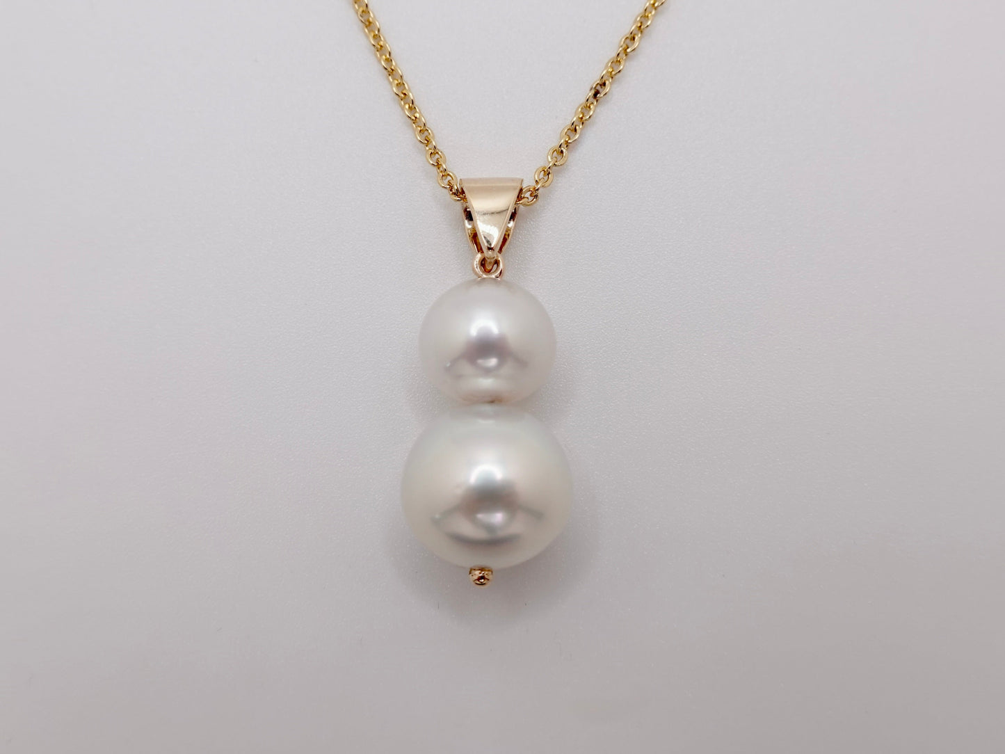 Luxe Double Pearl Pendant