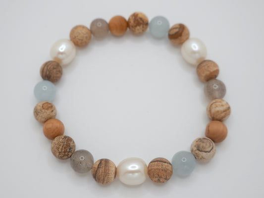 8mm Sky Bracelet