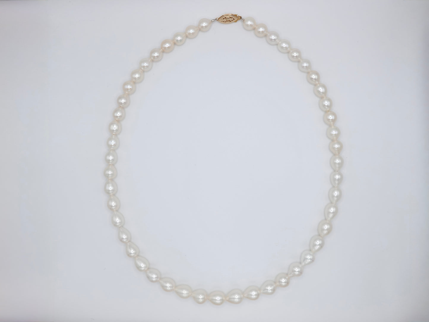 Freshwater Pearl Necklace - Rolled Gold Clasp