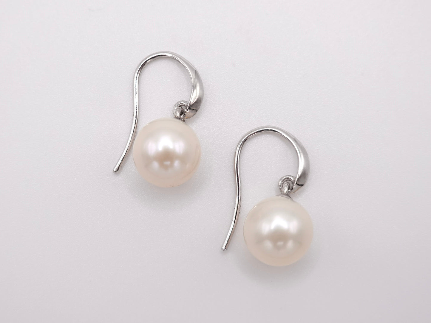 Knife Edge Earrings Silver