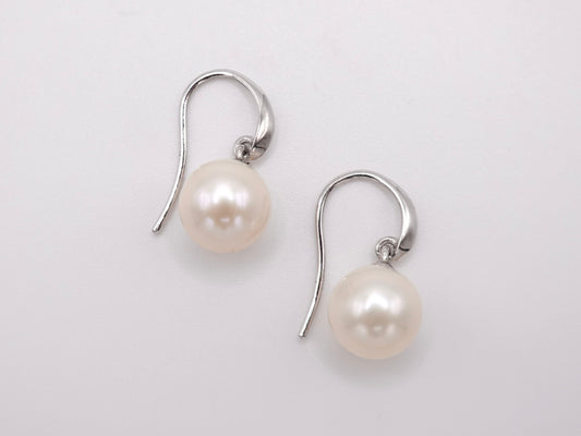 Knife Edge Earrings Silver