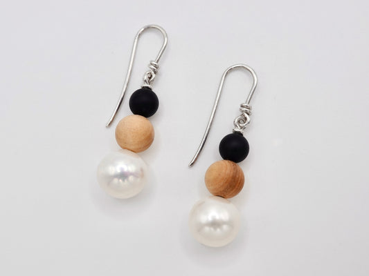 Monarch Earrings Silver
