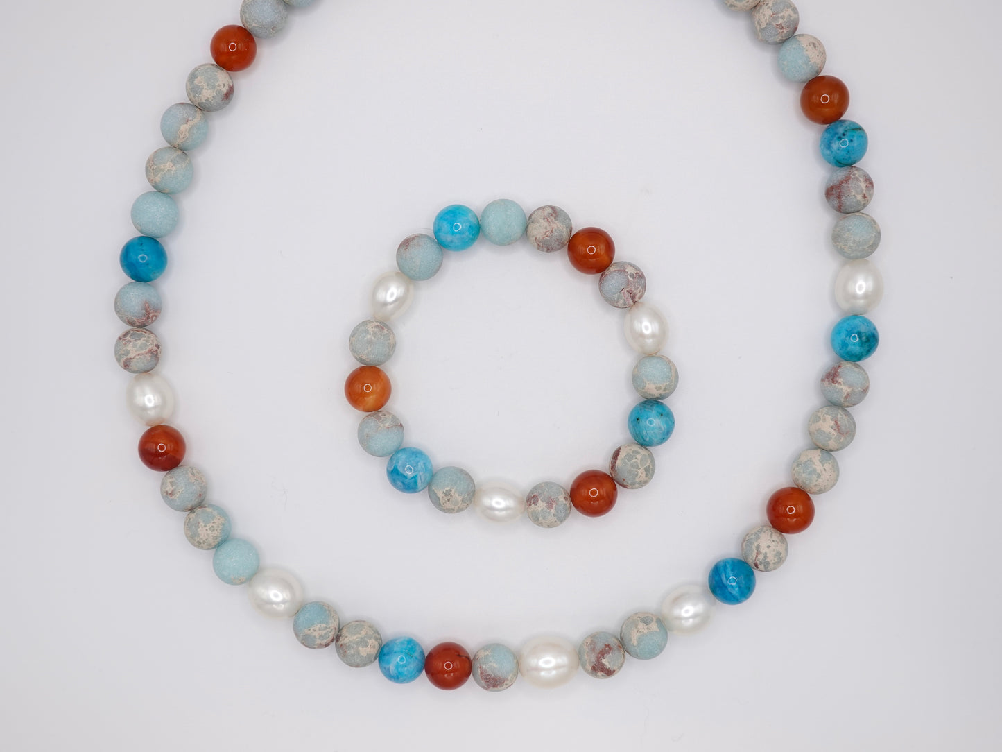 Broome Necklace and Bracelet Set