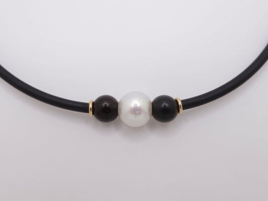 Ebony Neoprene Necklace