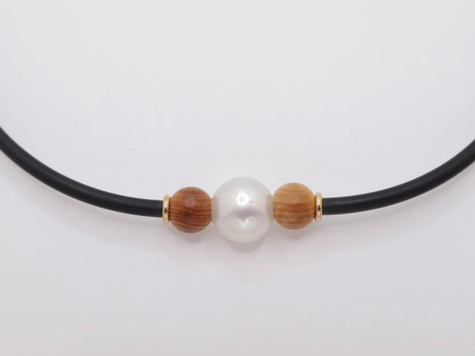 Sandalwood Neoprene Necklace