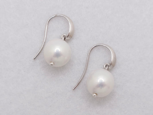 Knife Edge Earrings Silver